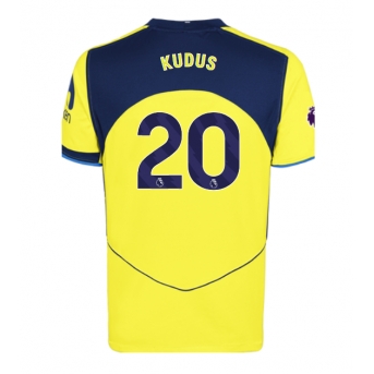 Billige Fotballdrakt Tottenham Hotspur Mohammed Kudus #20 Replika Tredjedrakt 2025-26 Kortermet